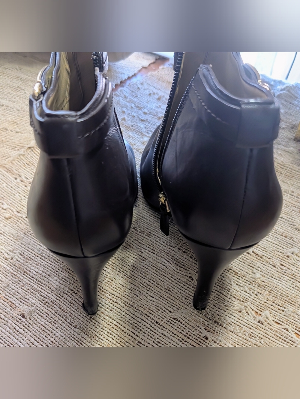 Coach Biancca Soft Calf Leather Ankle Boot in Chestnut size 9 - Picture 5 of 7